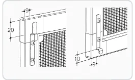 Montage auf PVC Fenster mittels Z-Haken (ohne Bohren)