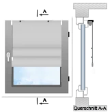 auf dem Fensterrahmen