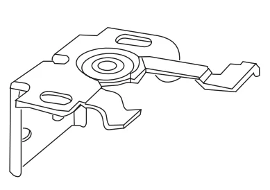 Jalousie Universalträger für Wand und Deckenmontage Jalousie Universalträger für Wand und Deckenmontage