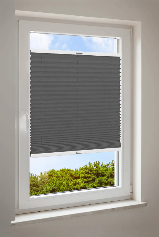 Plissee Cosiflor® VS2 schwarze Stoffe Plissee Cosiflor® VS2 schwarze Stoffe