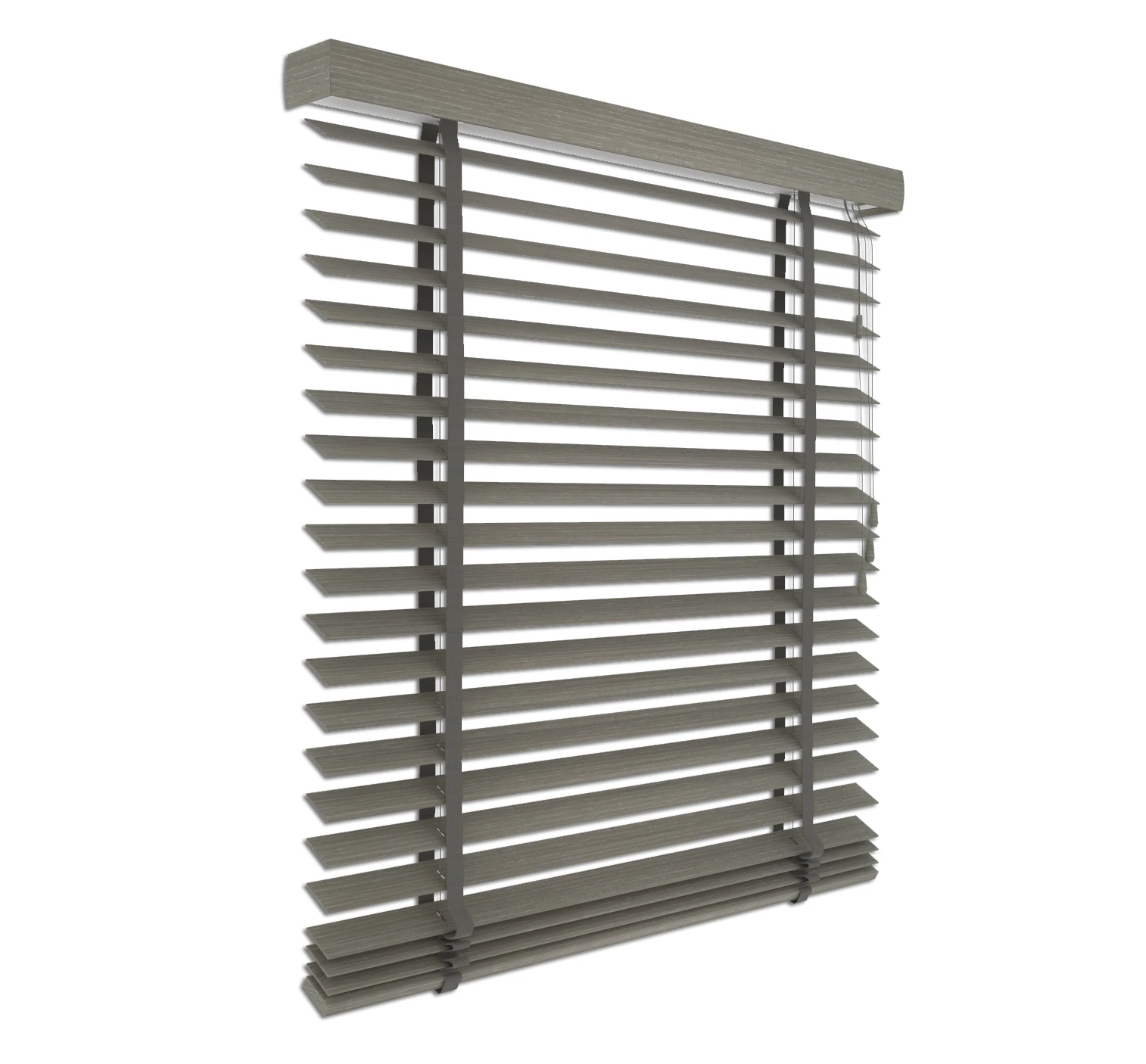 Holzjalousie dunkles Glied | 50 mm Lamelle | JH075
