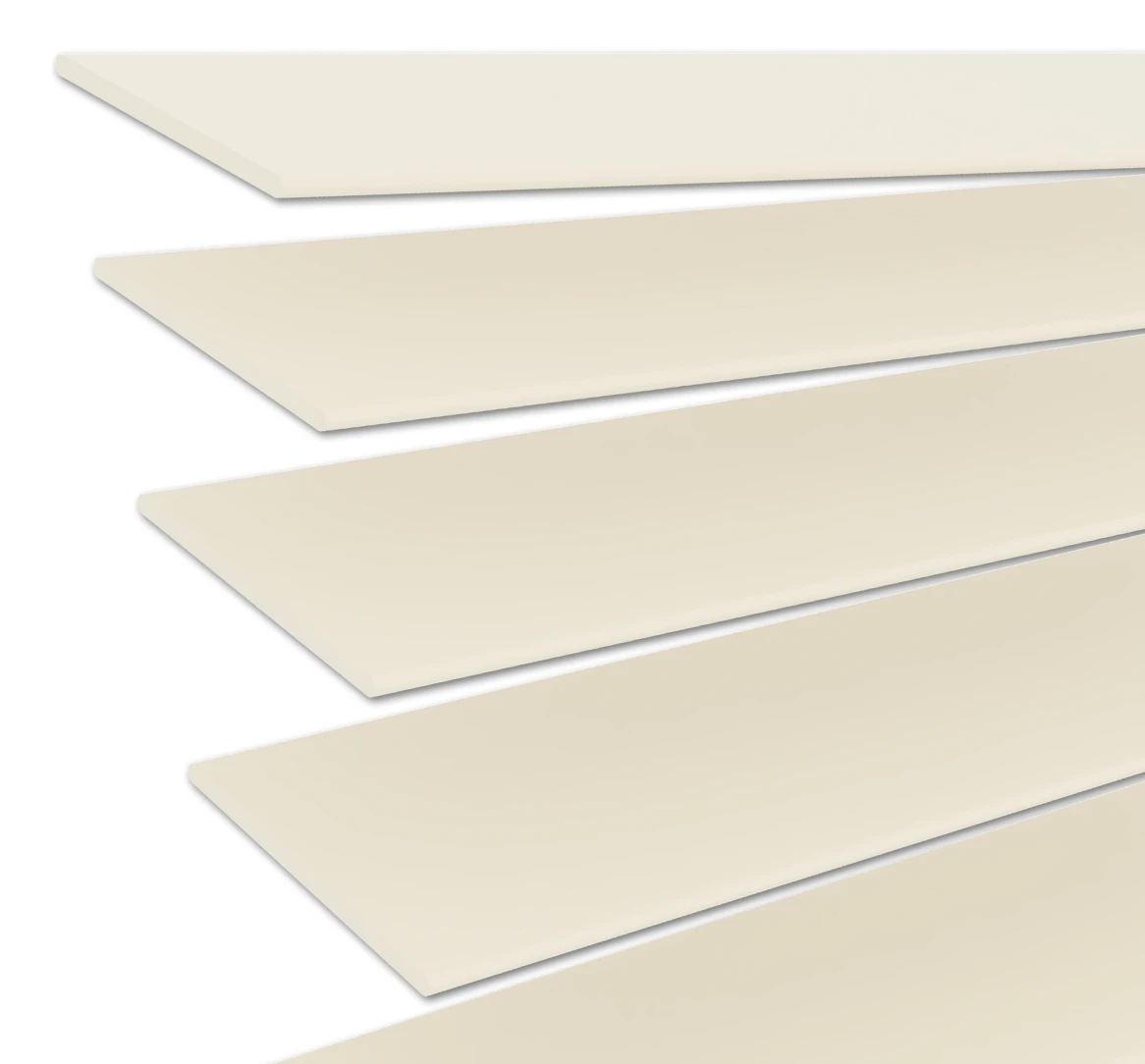 Holzlamelle Muster Creme / Beige 50 mm | JH053