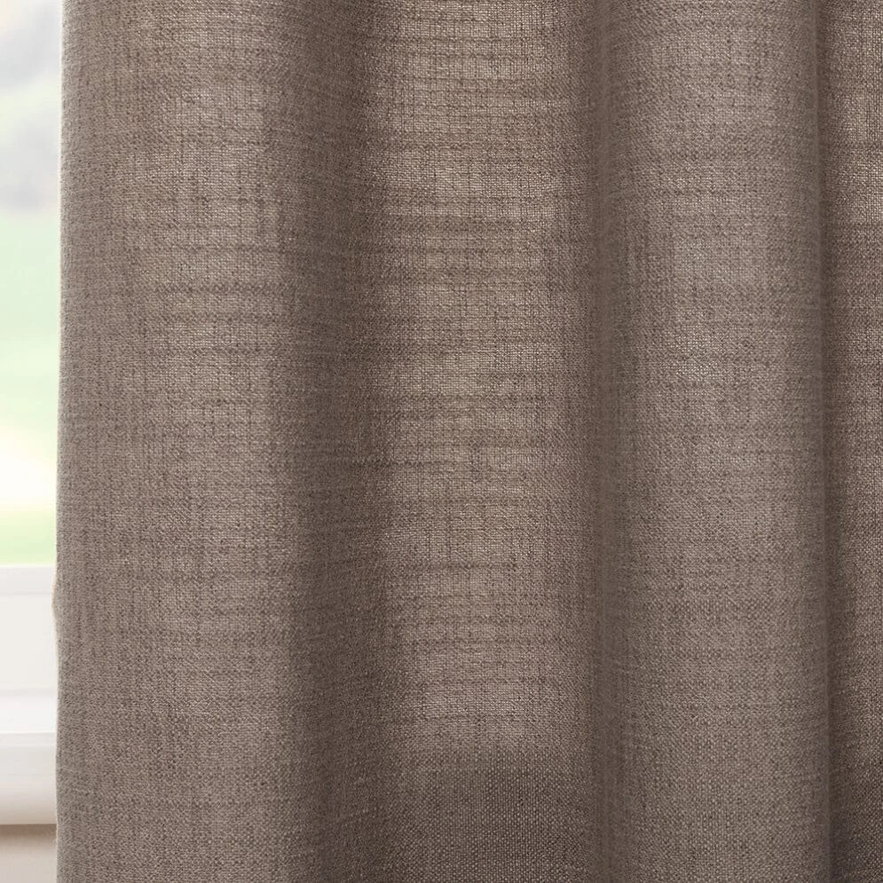 Vorhang Ramie Taupe