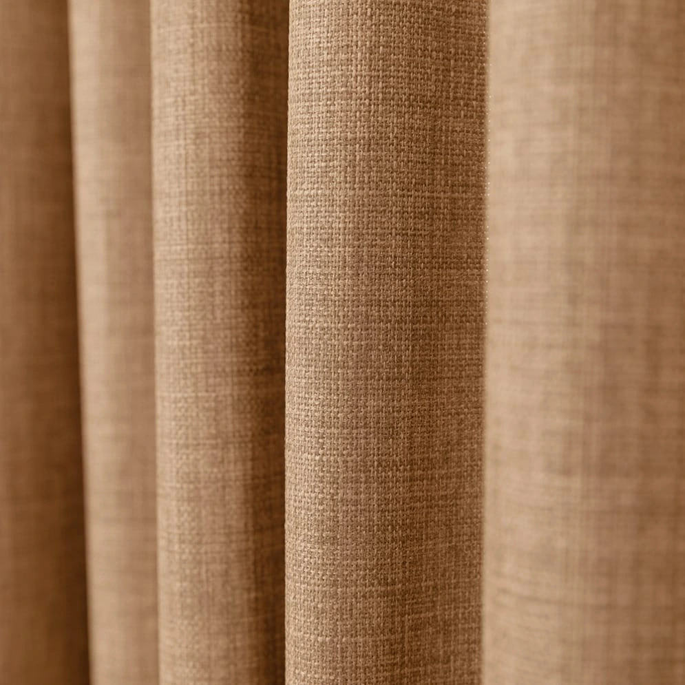 Vorhang Tweed Kamel
