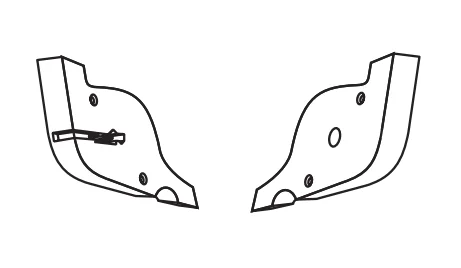 Träger für Dachfensterrollo Basic (links, rechts) weiß Träger für Dachfensterrollo Basic (links, rechts) weiß