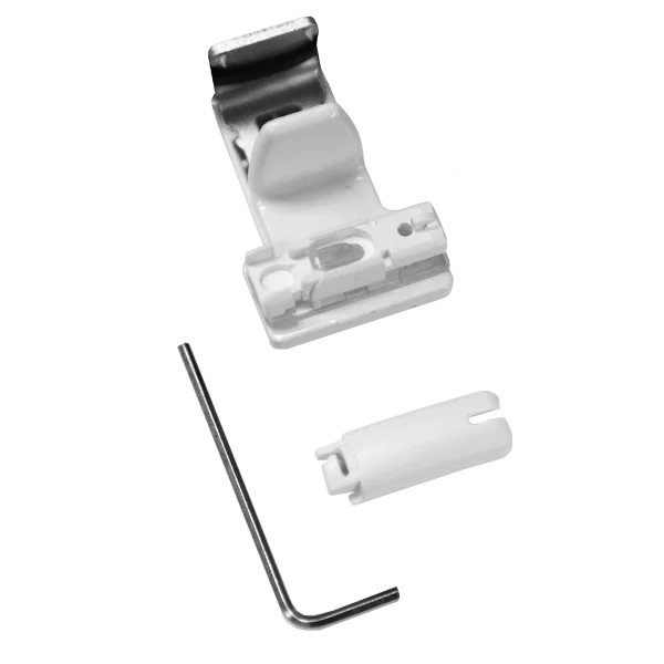 PVC Klemmträgerset für Plissee Cosiflor (ohne Verrastung) PVC Klemmträgerset für Plissee Cosiflor (ohne Verrastung)